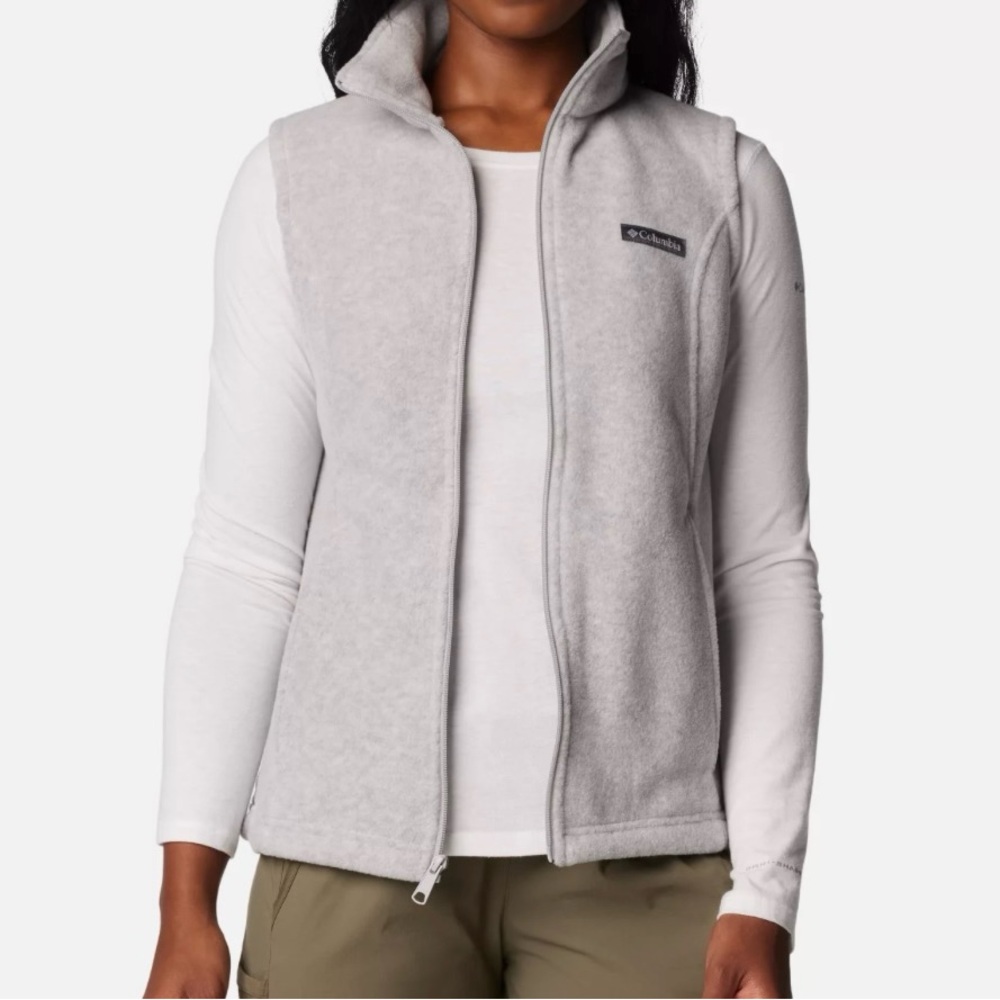 Gray Columbia Fleece Vest